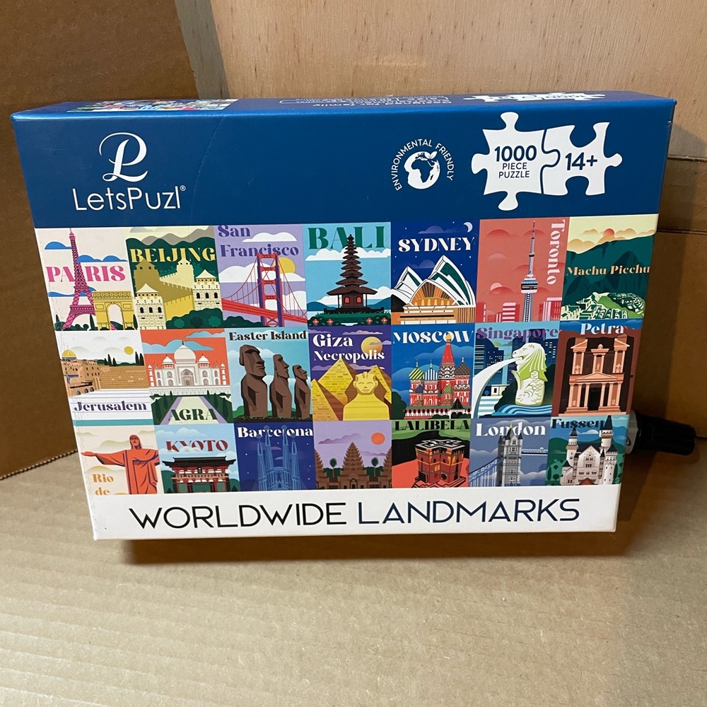 A “ LetsPuzl “ 1000 piece Jigsaw Puzzle